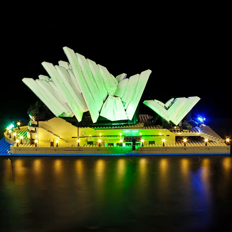 Led Light up Kit for 10234 17003 City Series Sydney Opera House Building Bricks (Only Light with Battery Box)