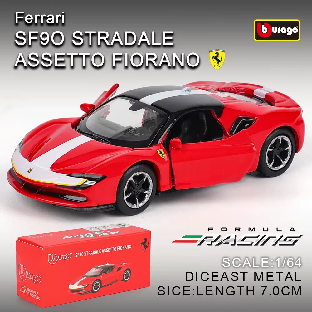 1:64 Ferrari E812 COMPETIZIONE Model Small Collection Car Alloy Model Toy Gift Scene Decoration Classic and Exquisite