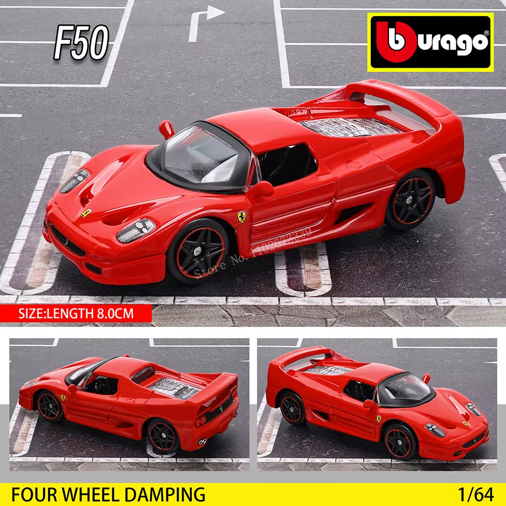 1:64 Ferrari E812 COMPETIZIONE Model Small Collection Car Alloy Model Toy Gift Scene Decoration Classic and Exquisite