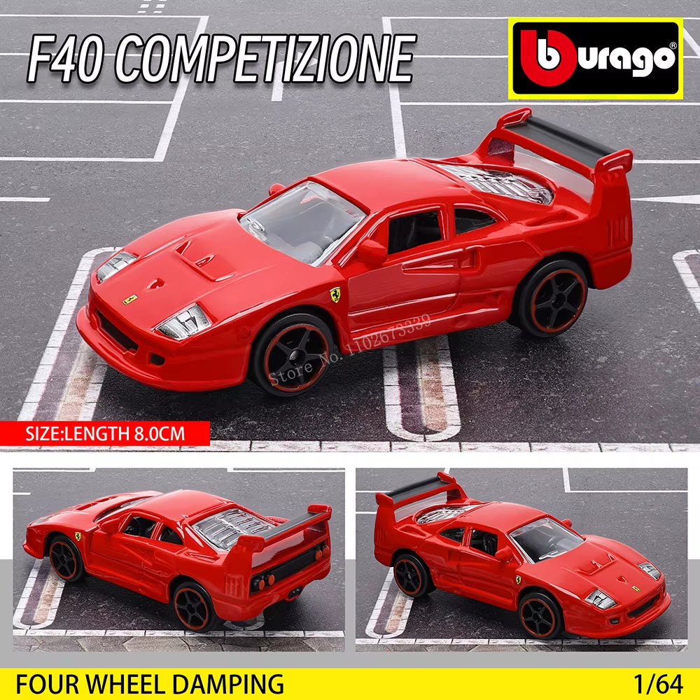 1:64 Ferrari E812 COMPETIZIONE Model Small Collection Car Alloy Model Toy Gift Scene Decoration Classic and Exquisite