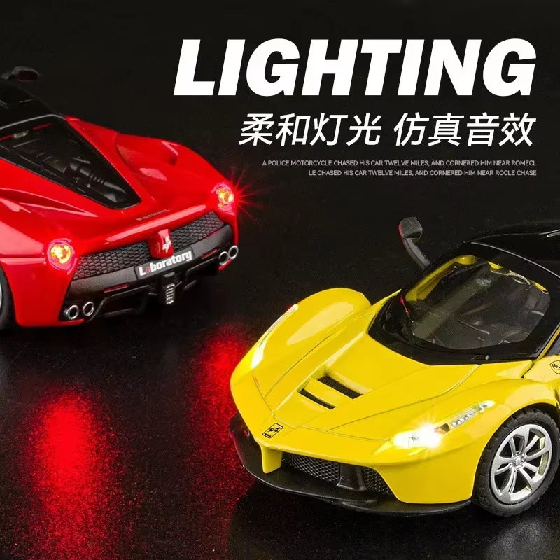 1:36 Sports Car Toy Alloy Car Diecasts & Toy Vehicles Sound and Light Car Model Collection Car Toys D160