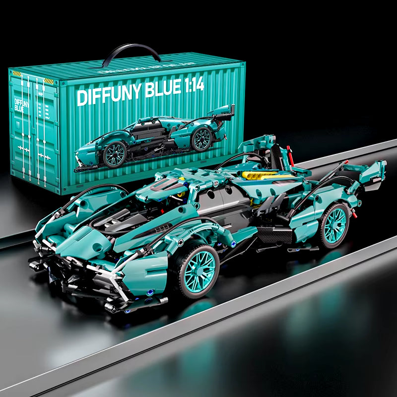 Toylinx Technical Building Blocks Racing Sport Car Speed Vehicle Model City Mechanical Super Bricks Puzzle Toys Adult Gift