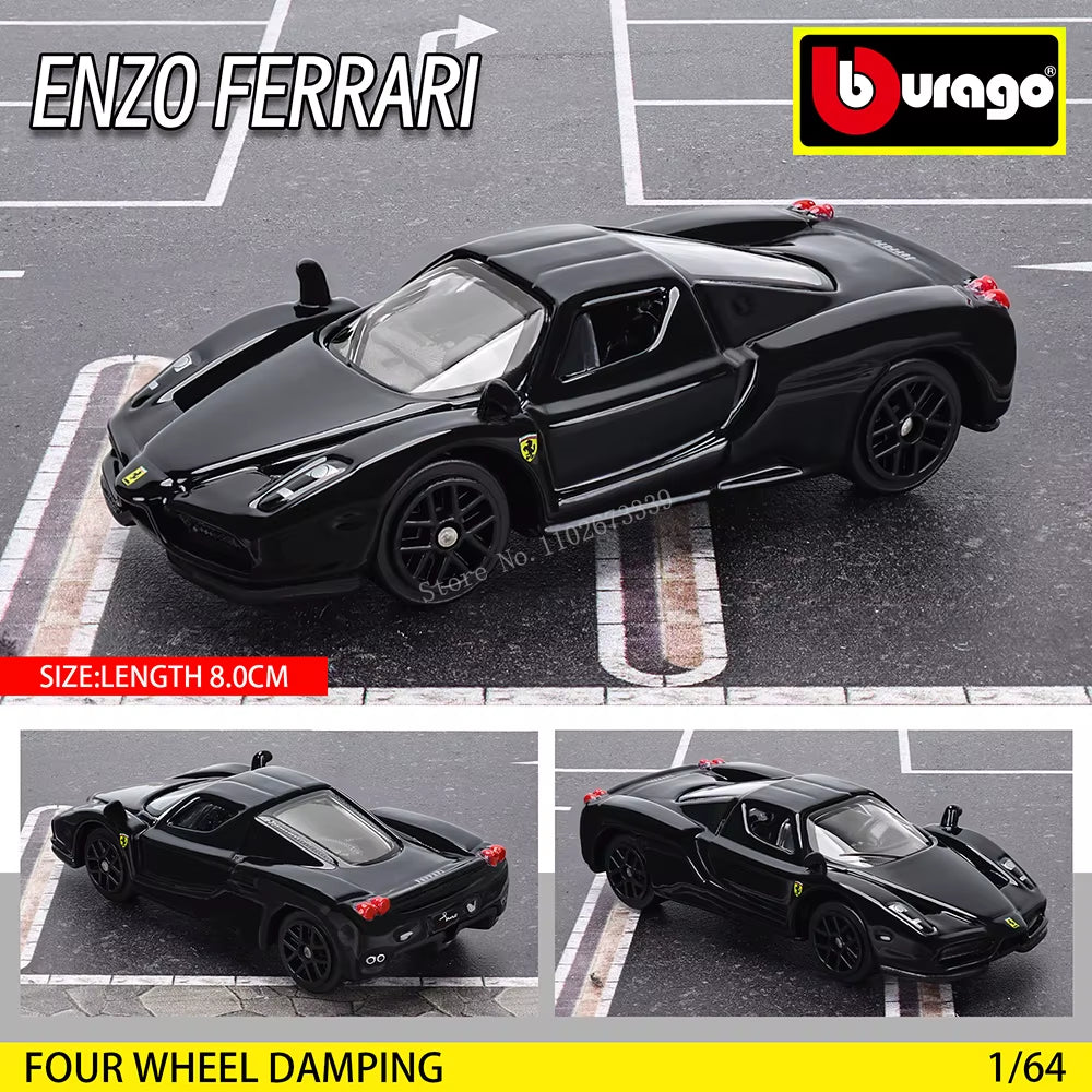 1:64 Ferrari E812 COMPETIZIONE Model Small Collection Car Alloy Model Toy Gift Scene Decoration Classic and Exquisite