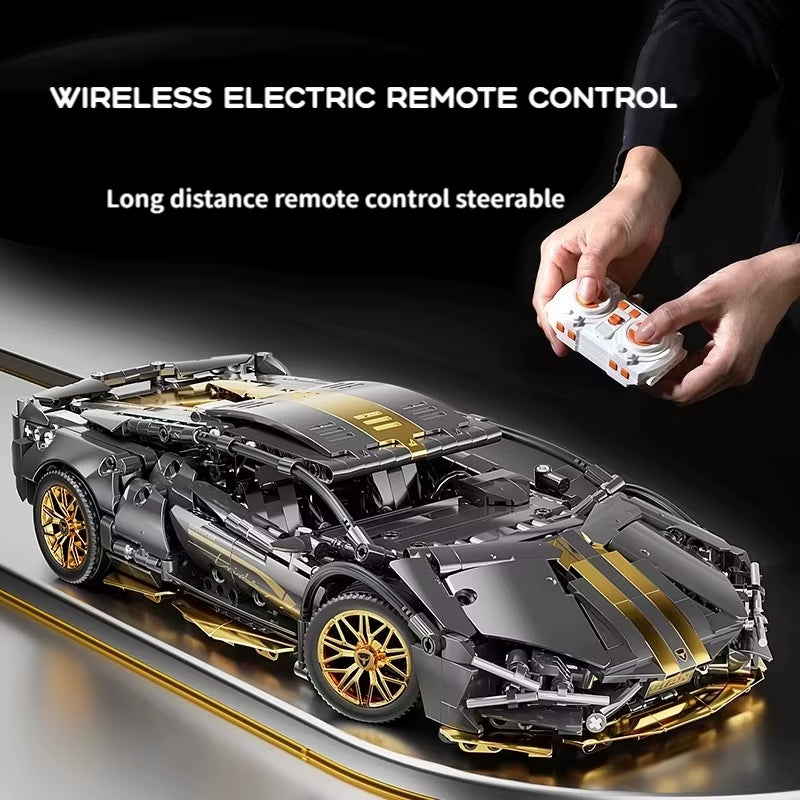 67129 Car MOC 1280Pcs Building Blocks Car and Construction Toy Adult Collectible Cars Set to Build 1:14 Scale Sports Car Model