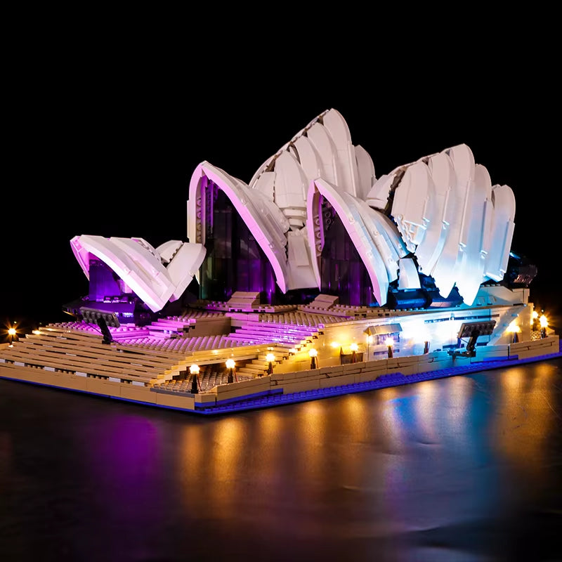 Led Light up Kit for 10234 17003 City Series Sydney Opera House Building Bricks (Only Light with Battery Box)
