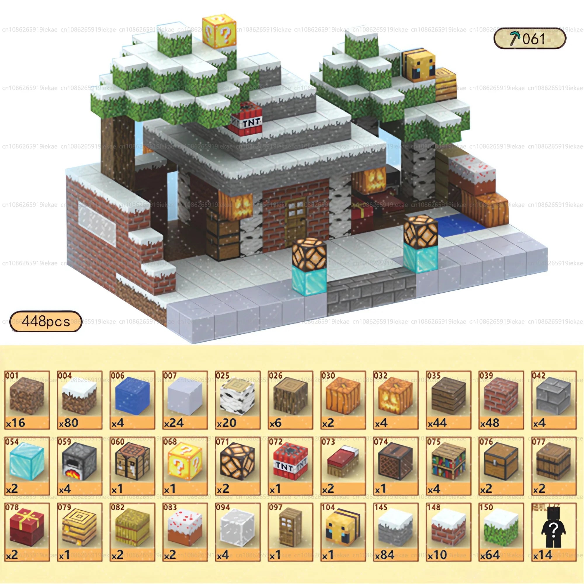 Magnetic Building Blocks Mine World Cube Magnet World Set for Boy Girl Kid Age 3+ Construction DIY Stem Montessori Sensory Toy B